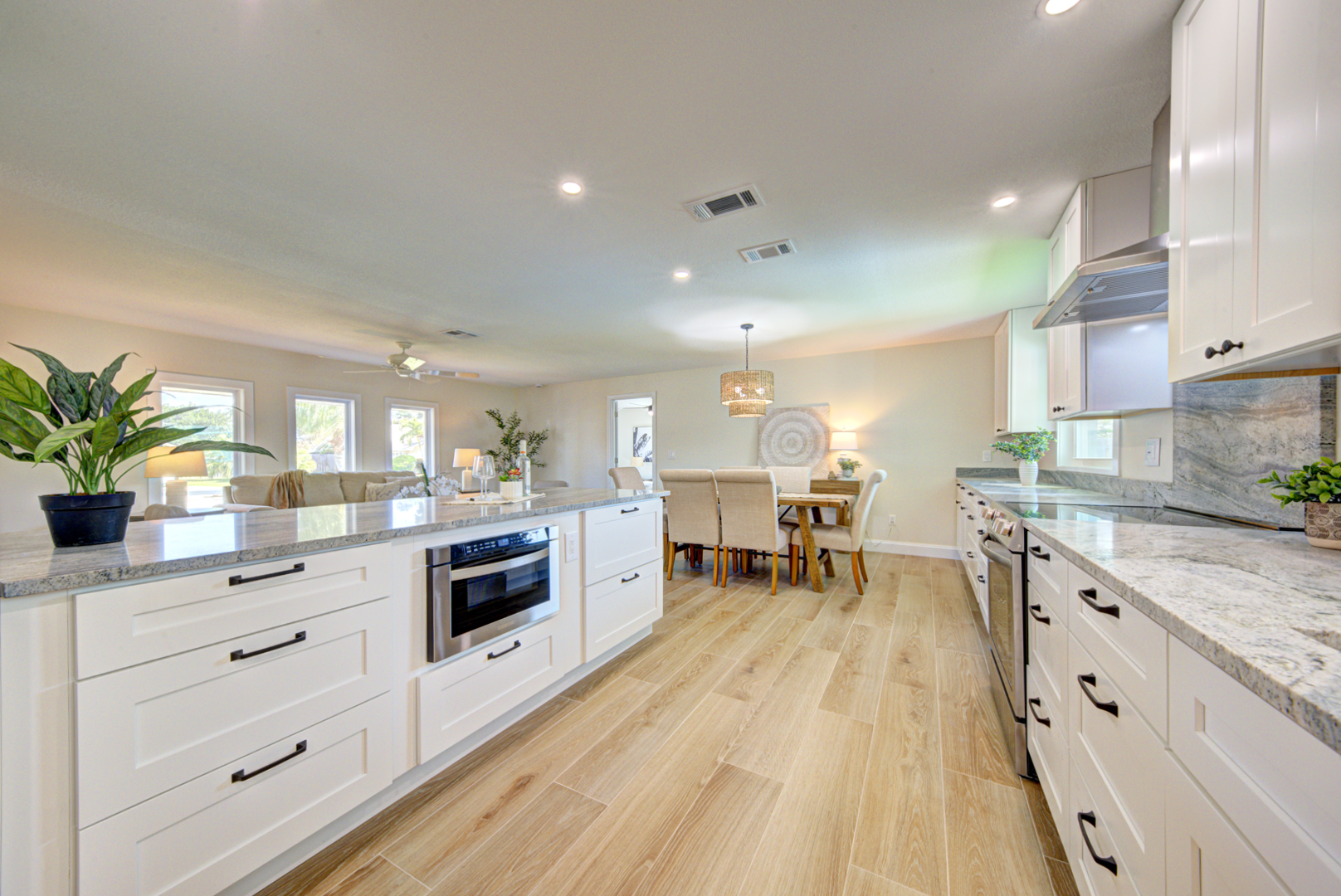 Open-concept kitchen renovation in Brevard County
